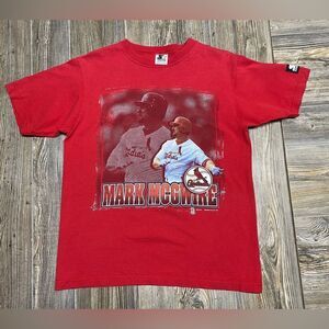 Vintage T Shirt Mark McGwire St Louis Cardinal 1997 Youth Large